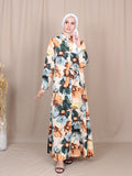 SUMMER FLORAL LONG DRESS BD230 M