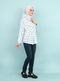 POLKA DOT BLOUSE SHIRT CT266