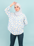 POLKA DOT BLOUSE SHIRT CT266