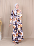 SUMMER FLORAL LONG DRESS BD230 M