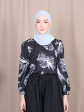 TROPICAL PRINT BLOUSE BT814