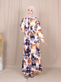 SUMMER FLORAL LONG DRESS BD230 M