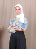 TROPICAL PRINT BLOUSE BT814