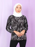 ZEBRA PATTERN BLOUSE SHIRT PLUS BT909