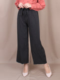 WAIST STRIPED BELTED PALAZZO BP089