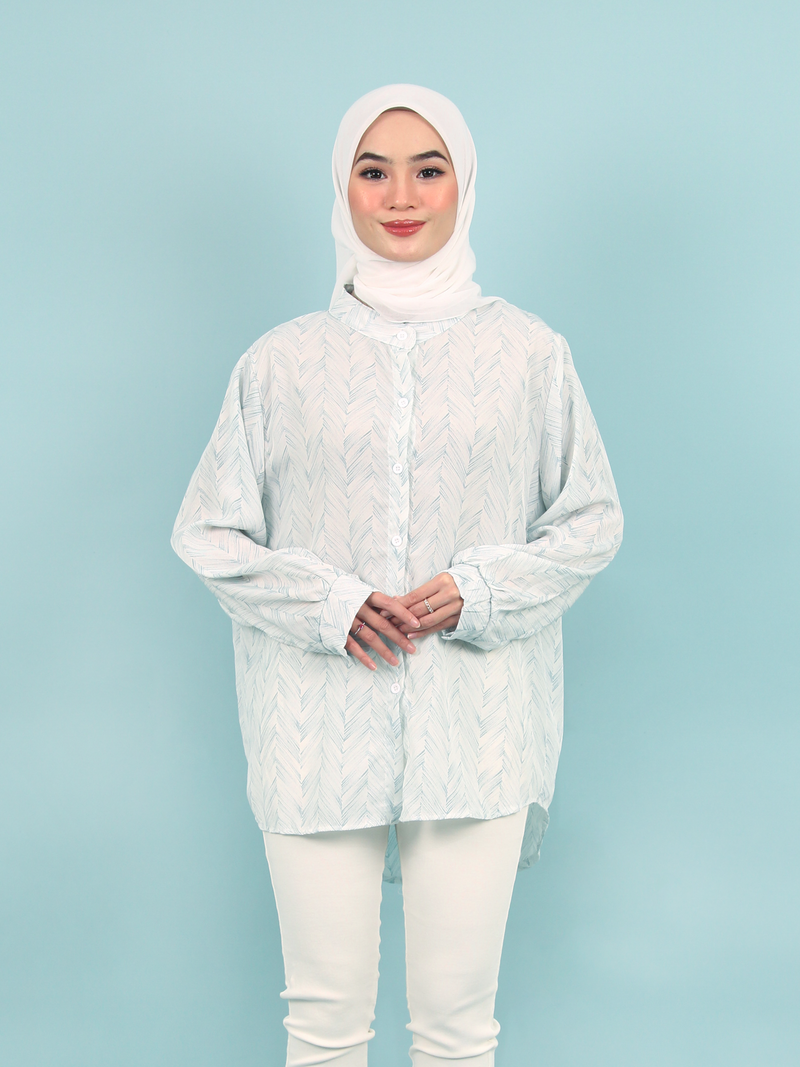 OVERSIZED ART BLOUSE CT239