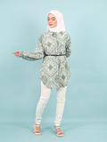 OVERSIZED PAISLEY SHIRT CT243
