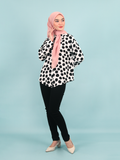 POLKA DOT BLOUSE SHIRT CT266