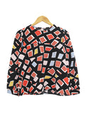 TRENDY ABSTRACT BLOUSE BT877