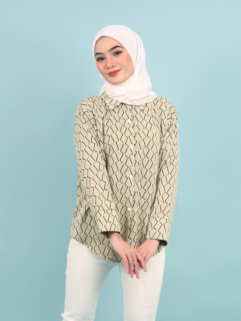 DRAWN BLOUSE SHIRT CT268
