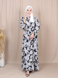 FLORAL VINTAGE LONG DRESS BD229