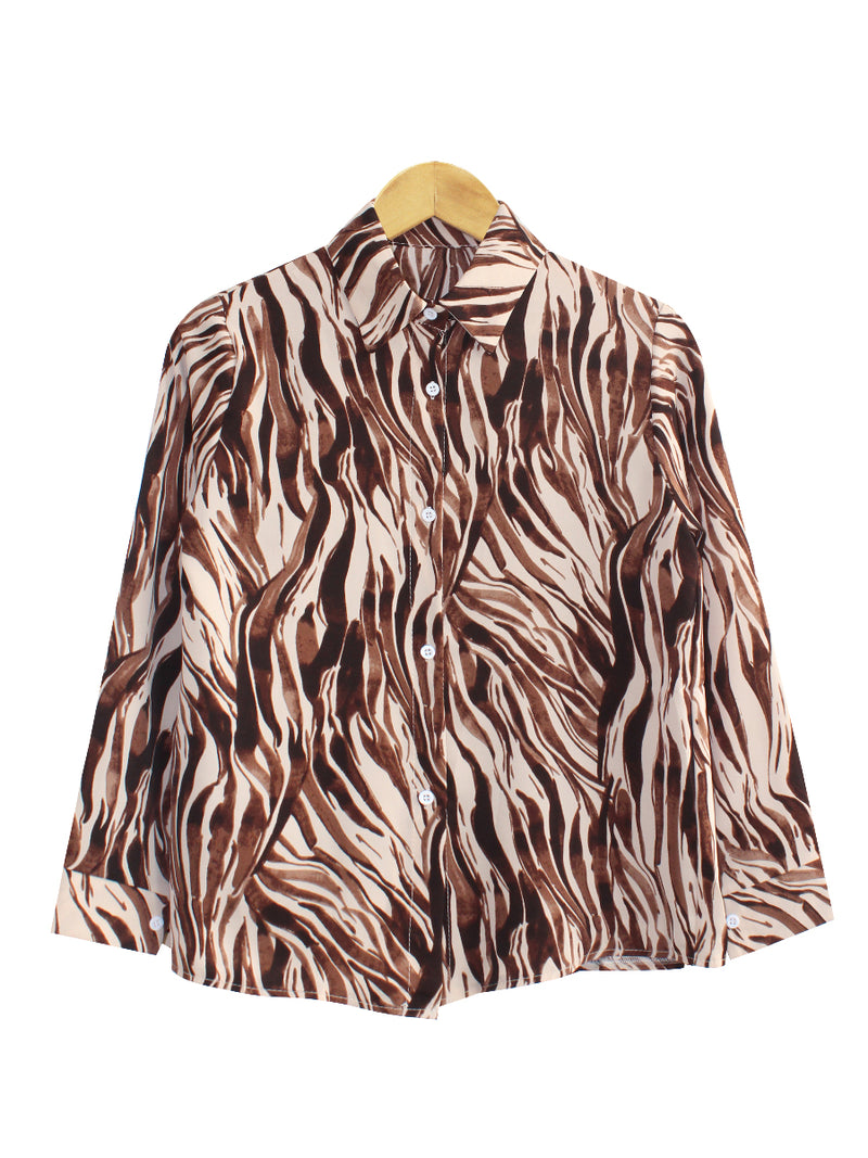 ZEBRA BLOUSE SHIRT CT064