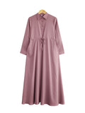 MAXI LONG POCKET DRESS BD291