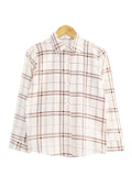 PLAID BLOUSE SHIRT BT480