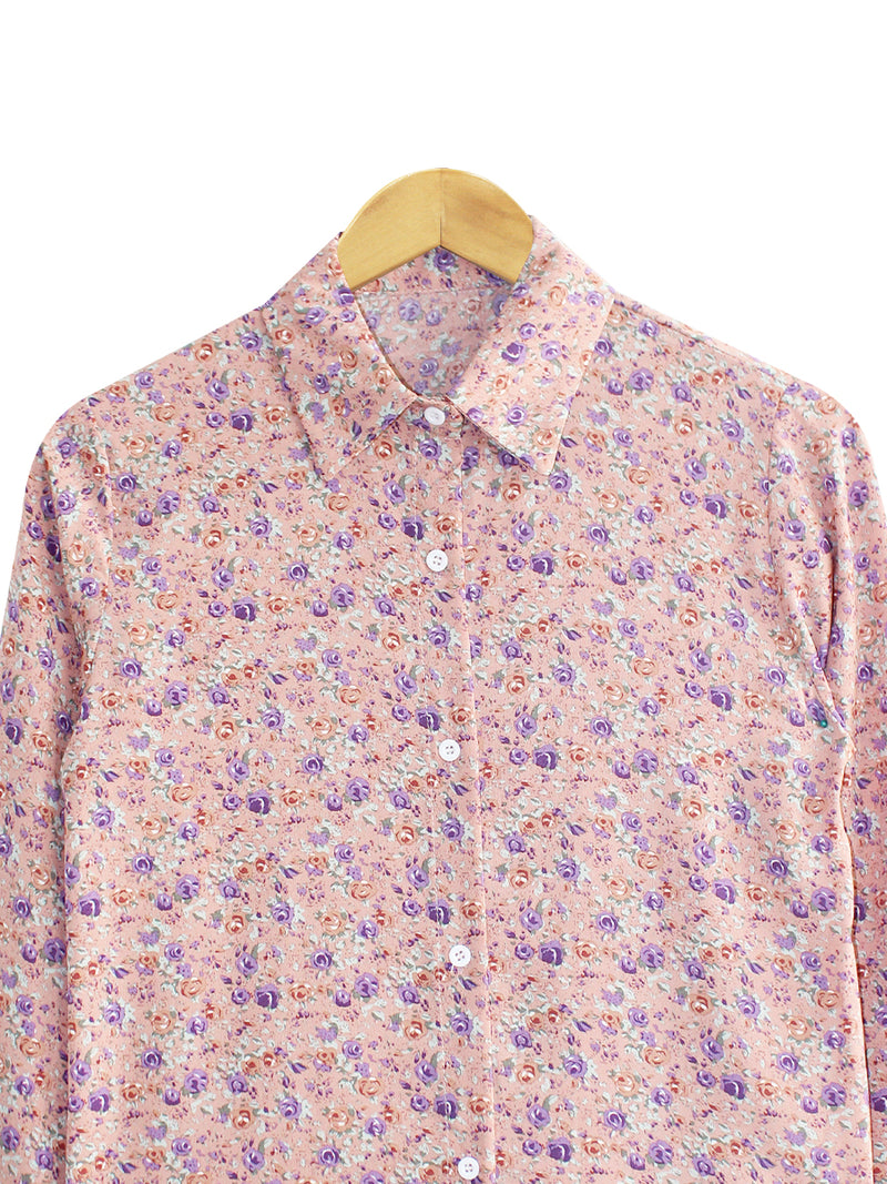 FESTIVE FLORAL BLOUSE CT051