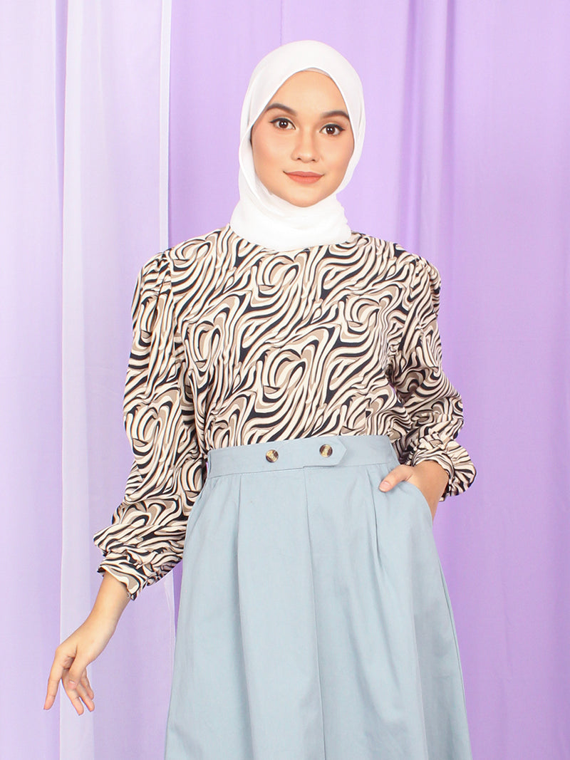 MOSAIC ART BLOUSE BT976