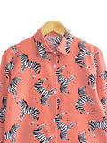 ZEBRA PATTERN BLOUSE SHIRT BT892