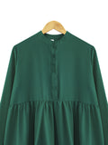 LONG SLEEVE PLAIN BLOUSE BT993