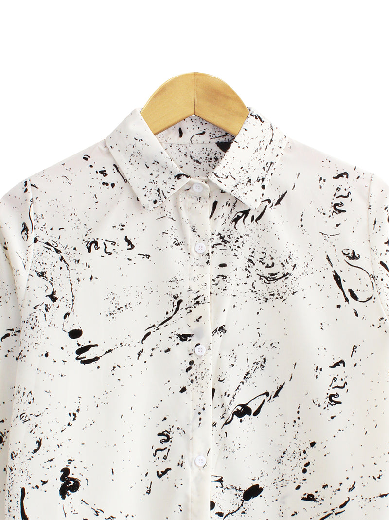 PAINT ART BLOUSE CT066