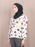 TRENDY ABSTRACT BLOUSE BT877