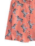 ZEBRA PATTERN BLOUSE SHIRT BT892