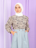 MOSAIC ART BLOUSE BT976