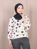 TRENDY ABSTRACT BLOUSE BT877