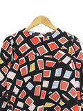 TRENDY ABSTRACT BLOUSE BT877