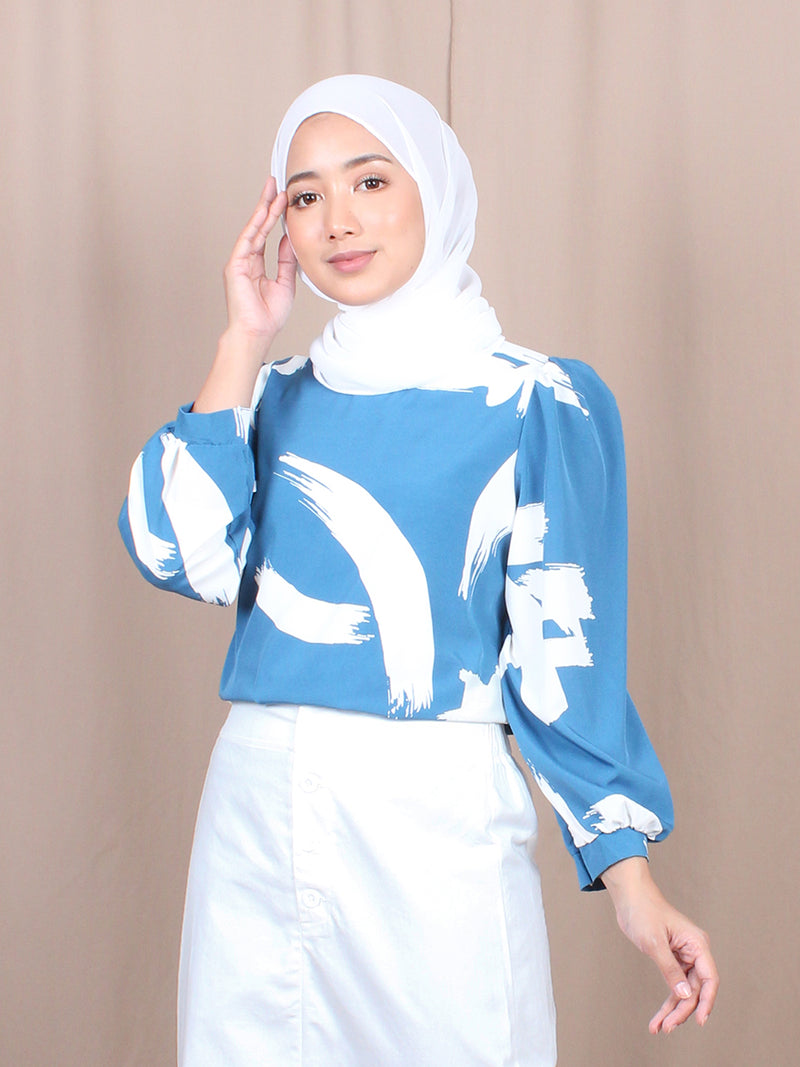 AESTHETIC PATTERN BLOUSE BT873