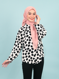 POLKA DOT BLOUSE SHIRT CT266