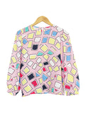 TRENDY ABSTRACT BLOUSE BT877
