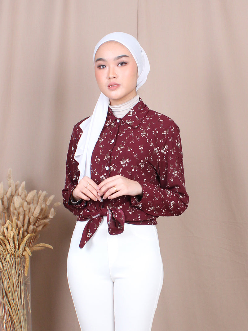 CUTESY FLOWER BLOUSE SHIRT BT679
