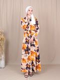 SUMMER FLORAL LONG DRESS BD230 M