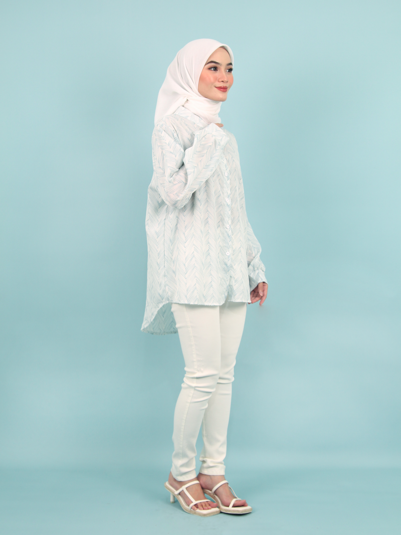 OVERSIZED ART BLOUSE CT239