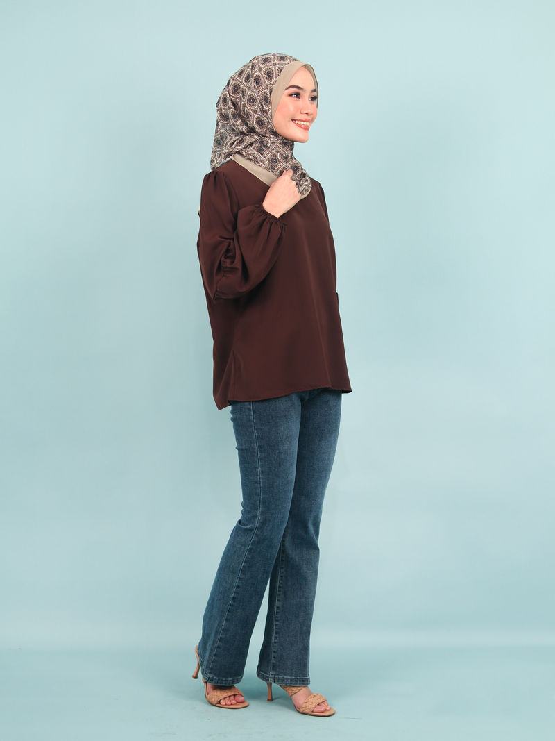 MAYAA PLAIN BLOUSE CT275