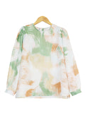 PAINT PATTERN BLOUSE CT024