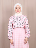 CHAIN PATTERN BLOUSE BT869