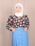 TRENDY ABSTRACT BLOUSE BT877