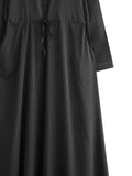 MAXI LONG POCKET DRESS BD291