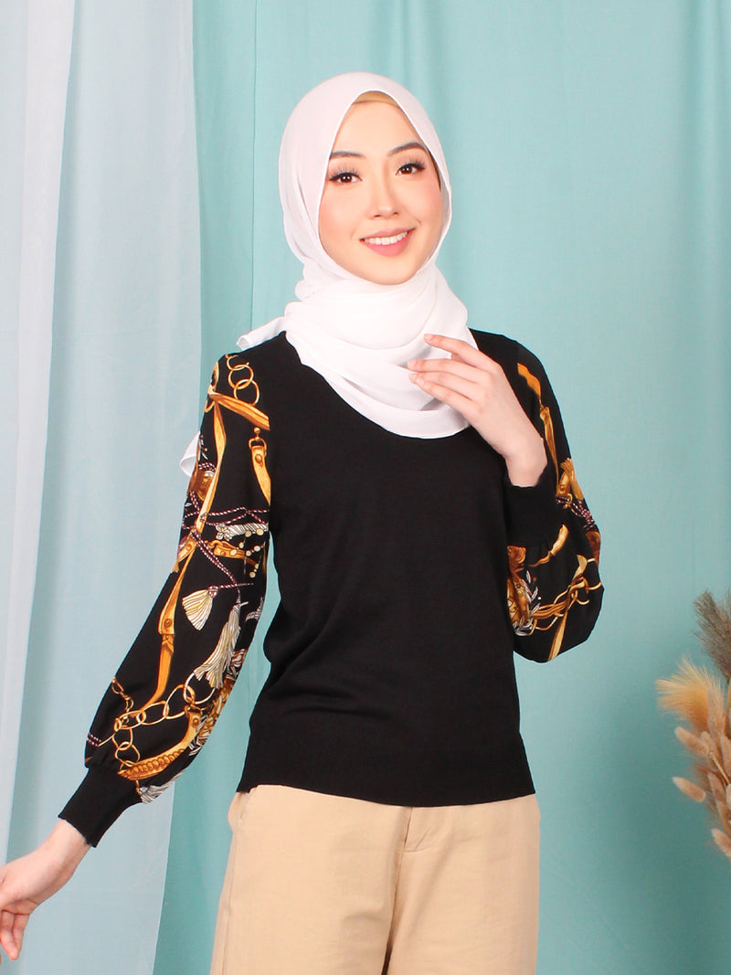 GOLDEN QUEEN KNITTED TOP BT941