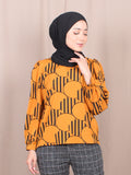 GEOMETRIC PRINT BLOUSE BT863