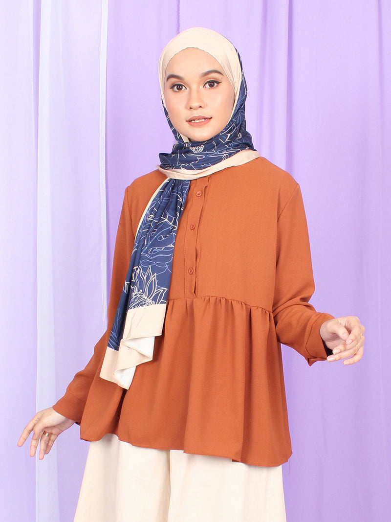 LONG SLEEVE PLAIN BLOUSE BT993