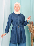 DENIM BLOUSE SHIRT BT967