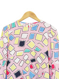 TRENDY ABSTRACT BLOUSE BT877