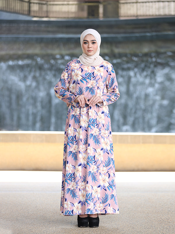 FLOWERY CROP LAYERED DRESS BD117