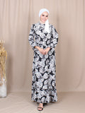 FLORAL VINTAGE LONG DRESS BD229