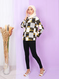GOLD PATTERN BLOUSE SHIRT BT889