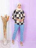 GOLD PATTERN BLOUSE SHIRT BT889