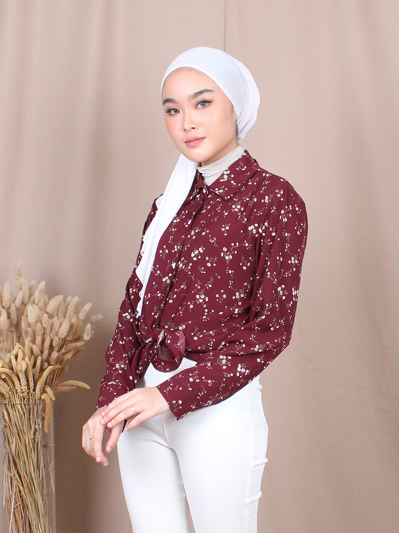 CUTESY FLOWER BLOUSE SHIRT BT679