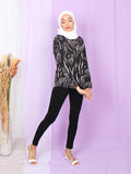 ZEBRA PATTERN BLOUSE SHIRT PLUS BT909